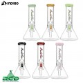 WATER PIPE INDIGO WITH PINCH COLOR MOUTHPIECE AND VERTICALLY STILTED DOWN STEM WPI1500 1CT